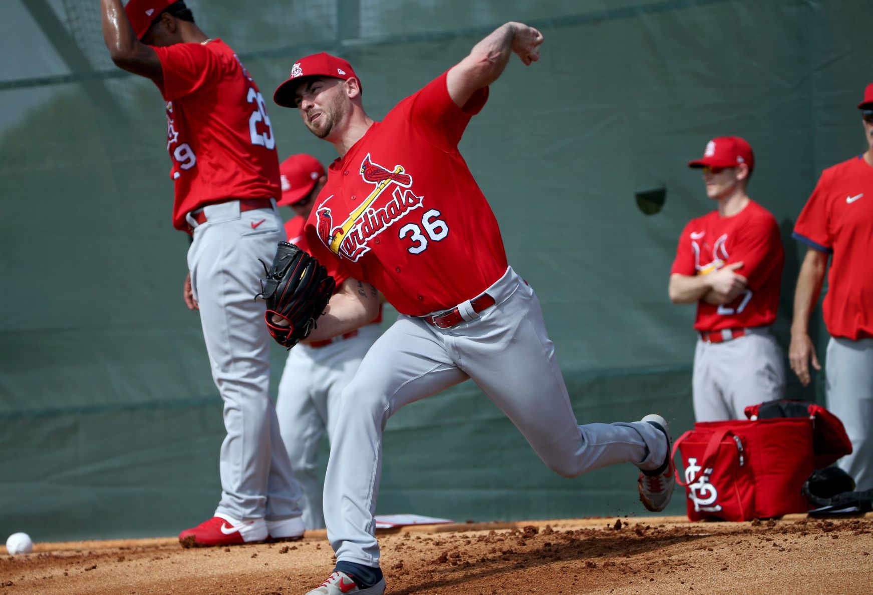 First official workout of Cardinals spring training
